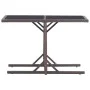 Gartentisch aus Glas und weißem synthetischem Rattan 110x53x72 cm von vidaXL, Gartentische - Ref: Foro24-46453, Preis: 53,19 ...