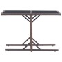 Gartentisch aus Glas und weißem synthetischem Rattan 110x53x72 cm von vidaXL, Gartentische - Ref: Foro24-46453, Preis: 72,21 ...