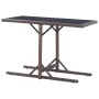 Gartentisch aus Glas und weißem synthetischem Rattan 110x53x72 cm von vidaXL, Gartentische - Ref: Foro24-46453, Preis: 72,21 ...