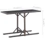 Gartentisch aus Glas und weißem synthetischem Rattan 110x53x72 cm von vidaXL, Gartentische - Ref: Foro24-46453, Preis: 53,19 ...