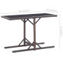 Gartentisch aus Glas und weißem synthetischem Rattan 110x53x72 cm von vidaXL, Gartentische - Ref: Foro24-46453, Preis: 72,21 ...