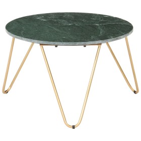 Mesa de centro piedra real textura de mármol verde