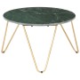 Real stone coffee table green marble texture 65x65x42 cm by vidaXL, Coffee table - Ref: Foro24-286447, Price: 121,54 €, Disco...