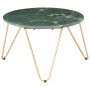 Couchtisch aus echtem Stein, grüne Marmorstruktur, 65 x 65 x 42 cm von vidaXL, Couchtisch - Ref: Foro24-286447, Preis: 121,54...