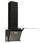 Steel and black tempered glass wall extractor hood 60 cm by vidaXL, Extractors - Ref: Foro24-51667, Price: 145,03 €, Discount: %