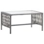 4 Stk. Gartenmöbel und Kissen Synthetisches Rattan Anthrazitgrau von vidaXL, Gartensets - Ref: Foro24-46437, Preis: 213,61 €,...