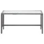 Muebles jardín 4 pzas y cojines ratán sintético gris antracita de vidaXL, Conjuntos de jardín - Ref: Foro24-46437, Precio: 22...
