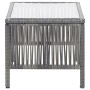 4 Stk. Gartenmöbel und Kissen Synthetisches Rattan Anthrazitgrau von vidaXL, Gartensets - Ref: Foro24-46437, Preis: 213,61 €,...