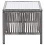 Muebles jardín 4 pzas y cojines ratán sintético gris antracita de vidaXL, Conjuntos de jardín - Ref: Foro24-46437, Precio: 22...