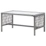 4 Stk. Gartenmöbel und Kissen Synthetisches Rattan Anthrazitgrau von vidaXL, Gartensets - Ref: Foro24-46437, Preis: 213,61 €,...