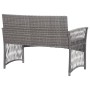 4 Stk. Gartenmöbel und Kissen Synthetisches Rattan Anthrazitgrau von vidaXL, Gartensets - Ref: Foro24-46437, Preis: 213,61 €,...
