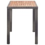 Gartentisch aus massivem Akazienholz, grau und braun, 123 x 60 x 74 cm von vidaXL, Gartentische - Ref: Foro24-46451, Preis: 1...