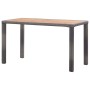 Gartentisch aus massivem Akazienholz, grau und braun, 123 x 60 x 74 cm von vidaXL, Gartentische - Ref: Foro24-46451, Preis: 1...