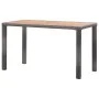 Gartentisch aus massivem Akazienholz, grau und braun, 123 x 60 x 74 cm von vidaXL, Gartentische - Ref: Foro24-46451, Preis: 1...