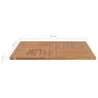 Quadratische Tischoberfläche aus massivem Teakholz 90x90x2,5 cm von vidaXL, Tischplatten - Ref: Foro24-48991, Preis: 137,86 €...
