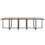 15-teiliges Garten-Essset und schwarze Kissen aus synthetischem Rattan von vidaXL, Gartensets - Ref: Foro24-46425, Preis: 1,0...