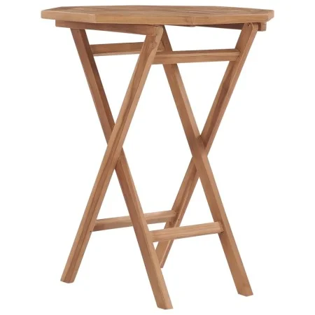 Folding garden table solid teak wood 60x60x75 cm by vidaXL, Garden tables - Ref: Foro24-48995, Price: 101,62 €, Discount: %