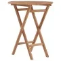 Folding garden table solid teak wood 60x60x75 cm by vidaXL, Garden tables - Ref: Foro24-48995, Price: 101,62 €, Discount: %