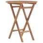 Mesa plegable de jardín madera maciza de teca 60x60x75 cm de vidaXL, Mesas de jardín - Ref: Foro24-48995, Precio: 103,36 €