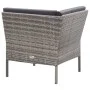 6-teiliges Gartenmöbel-Set und graue synthetische Rattankissen von vidaXL, Gartensets - Ref: Foro24-48938, Preis: 422,05 €, R...