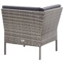 6-teiliges Gartenmöbel-Set und graue synthetische Rattankissen von vidaXL, Gartensets - Ref: Foro24-48938, Preis: 429,93 €, R...