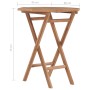 Mesa plegable de jardín madera maciza de teca 60x60x75 cm de vidaXL, Mesas de jardín - Ref: Foro24-48995, Precio: 103,36 €