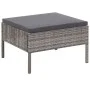 6-teiliges Gartenmöbel-Set und graue synthetische Rattankissen von vidaXL, Gartensets - Ref: Foro24-48938, Preis: 422,05 €, R...