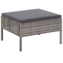 6-teiliges Gartenmöbel-Set und graue synthetische Rattankissen von vidaXL, Gartensets - Ref: Foro24-48938, Preis: 429,93 €, R...