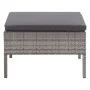 6-teiliges Gartenmöbel-Set und graue synthetische Rattankissen von vidaXL, Gartensets - Ref: Foro24-48938, Preis: 422,05 €, R...