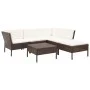 6-piece garden furniture set and brown synthetic rattan cushions by vidaXL, Garden sets - Ref: Foro24-48939, Price: 459,55 €,...