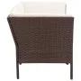 6-piece garden furniture set and brown synthetic rattan cushions by vidaXL, Garden sets - Ref: Foro24-48939, Price: 459,55 €,...