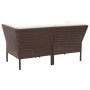 6-teiliges Gartenmöbel-Set und braune synthetische Rattankissen von vidaXL, Gartensets - Ref: Foro24-48939, Preis: 467,18 €, ...