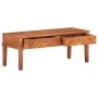 Solid acacia wood TV cabinet 110x40x41 cm by vidaXL, TV Furniture - Ref: Foro24-286577, Price: 139,23 €, Discount: %