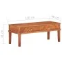 Solid acacia wood TV cabinet 110x40x41 cm by vidaXL, TV Furniture - Ref: Foro24-286577, Price: 139,23 €, Discount: %