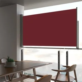 Toldo lateral retráctil de jardín rojo 160x300 cm de vidaXL, Sombrillas - Ref: Foro24-48351, Precio: 81,51 €, Descuento: %