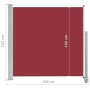 Rote einziehbare Seitenmarkise für den Garten, 160 x 300 cm von vidaXL, Sonnenschirme - Ref: Foro24-48351, Preis: 83,21 €, Ra...