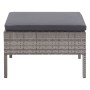 3-teiliges Gartenmöbel-Set und graue synthetische Rattankissen von vidaXL, Gartensets - Ref: Foro24-48958, Preis: 125,39 €, R...