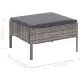 3-teiliges Gartenmöbel-Set und graue synthetische Rattankissen von vidaXL, Gartensets - Ref: Foro24-48958, Preis: 124,97 €, R...