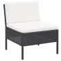 3-piece garden furniture set and black synthetic rattan cushions by vidaXL, Garden sets - Ref: Foro24-48956, Price: 137,08 €,...