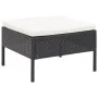 3-piece garden furniture set and black synthetic rattan cushions by vidaXL, Garden sets - Ref: Foro24-48956, Price: 137,08 €,...