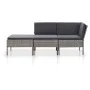 3-piece garden furniture set and gray synthetic rattan cushions by vidaXL, Garden sets - Ref: Foro24-48962, Price: 293,43 €, ...