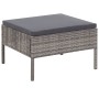 3-teiliges Gartenmöbel-Set und graue synthetische Rattankissen von vidaXL, Gartensets - Ref: Foro24-48962, Preis: 255,33 €, R...