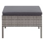 3-teiliges Gartenmöbel-Set und graue synthetische Rattankissen von vidaXL, Gartensets - Ref: Foro24-48962, Preis: 255,33 €, R...