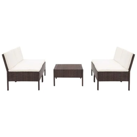 5-piece garden sofa set and brown synthetic rattan cushions by vidaXL, Garden sets - Ref: Foro24-48943, Price: 307,58 €, Disc...