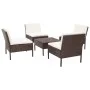5-piece garden sofa set and brown synthetic rattan cushions by vidaXL, Garden sets - Ref: Foro24-48943, Price: 307,58 €, Disc...
