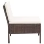 5-piece garden sofa set and brown synthetic rattan cushions by vidaXL, Garden sets - Ref: Foro24-48943, Price: 307,58 €, Disc...