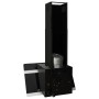 Steel and black tempered glass wall extractor hood 60 cm by vidaXL, Extractors - Ref: Foro24-51667, Price: 145,03 €, Discount: %