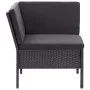 3-piece garden furniture set and black synthetic rattan cushions by vidaXL, Garden sets - Ref: Foro24-48961, Price: 274,52 €,...