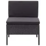 3-piece garden furniture set and black synthetic rattan cushions by vidaXL, Garden sets - Ref: Foro24-48961, Price: 274,52 €,...