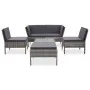 Set mit 6 Gartenmöbeln und Kissen synthetisches Rattangrau von vidaXL, Gartensets - Ref: Foro24-48942, Preis: 498,88 €, Rabat...